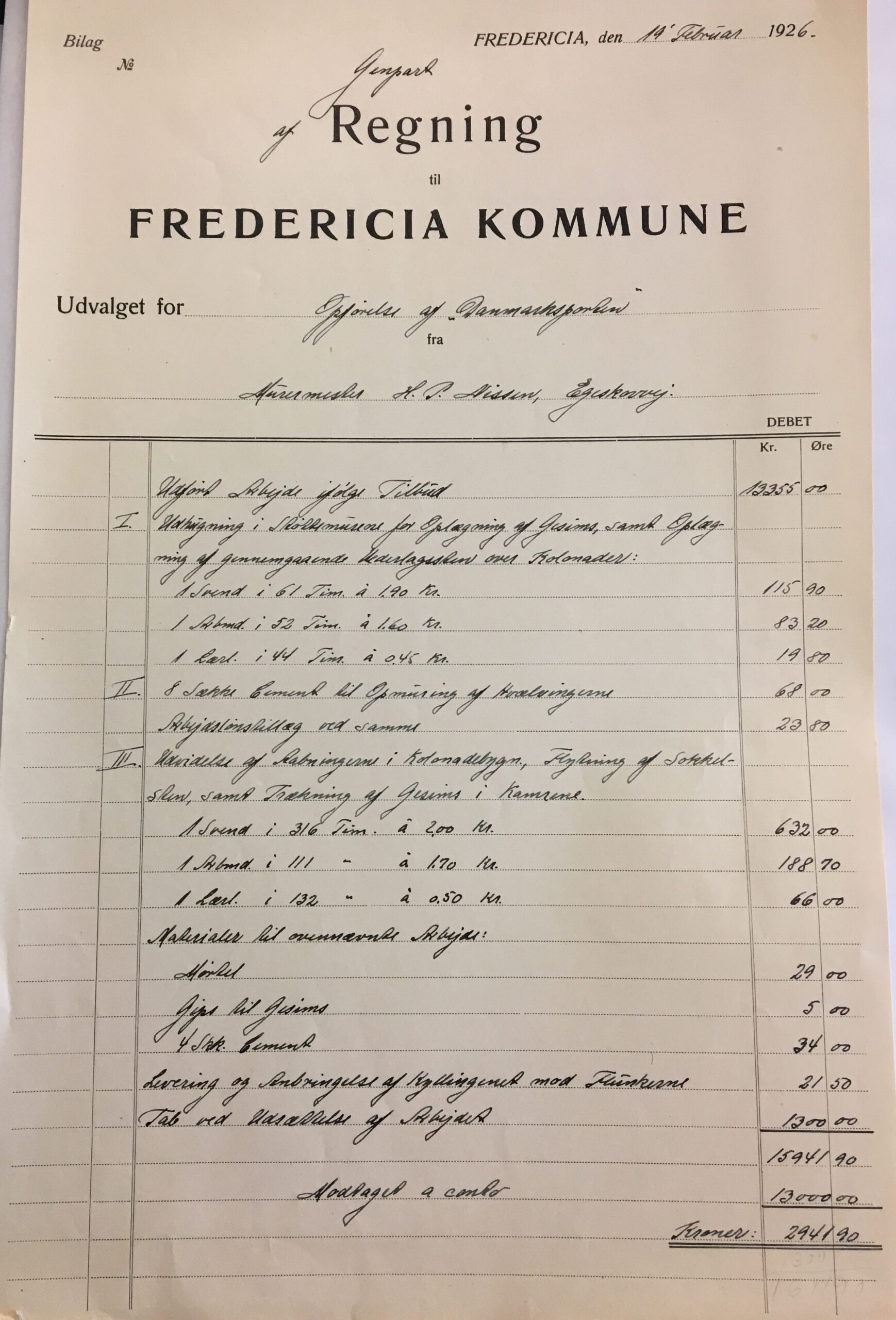 1926-19-02 - slutregning fra HPNissen kopier